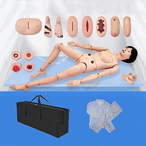 UIGJIOG Dimostrazione Moduli Ferite Umane Manichino Didattico Cura Modello Cura del Paziente Grandezza Naturale Infermieristica Formazione Medica Forniture L'insegnamento E L'istruzione Uomini Donne