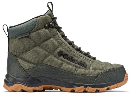 Columbia Men's Firecamp Boot, Snow Boots, Stone Green/Black, 6.5 Regular