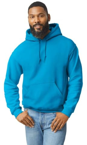 TICTEX Huvtröja för män av Gildan | tung blandning, bekväm passform, hållbar och snygg | Perfekt för vardag och sport | huvtröja i många färger | storlek S M L XL XXL 3XL 4XL 5XL