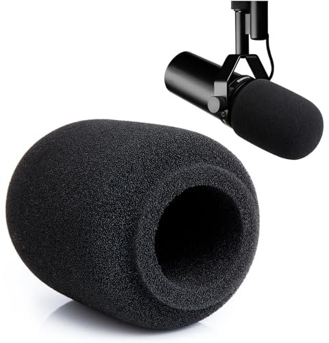 SM7dB Mikrofon Popschutz - Schallschutz Pop Filter Schaumstoff Windschutz kompatibel mit Shure SM7dB Mikrofon Professionelle Mikrofonabdeckung von YOUSHARES
