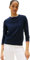 Tommy Hilfiger Damen Pullover Jersey Fine mit Rundhalsausschnitt, Blau (Dark Night Navy Gs), XXS