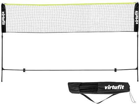 VirtuFit Red de bádminton y tenis, 310 cm, incluye bolsa de transporte