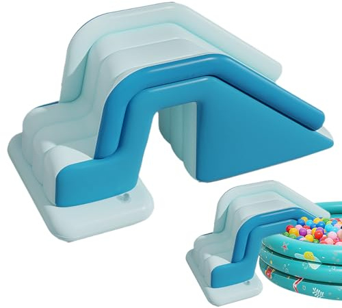 Tobogán inflable | Tobogán plegable para niños - rampa antideslizante para reuniones familiares y niñas al aire libre en parques acuáticos comunitarios