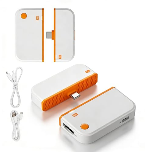 LICAEVEY Typ C Trådlös HDMI-sändare och Mottagare, 1080P 60Hz Plug and Play Display Adapter med 50M Räckvidd, för Smartphone Laptop PC Till TV Monitor Projektor Skärmspegling