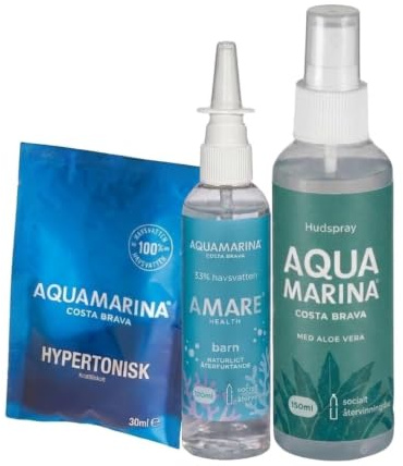 DISTROFARMA Välmående Pack | Nässpray 120ml + Havsvat 30ml + Aloe Spray 150ml