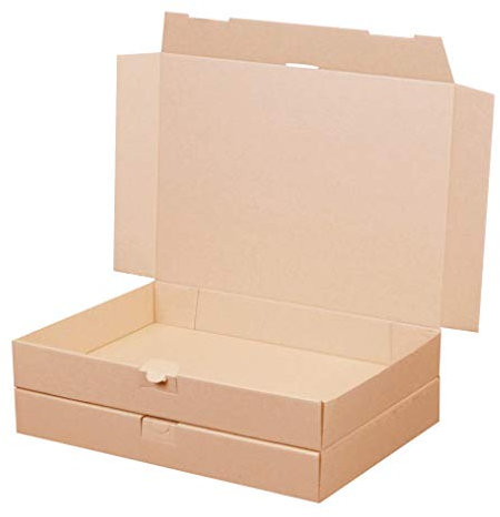 50 Maxibriefkartons 350 x 250 x 50 mm braun DIN A4+ B4 Maxibrief Versandkarton Warensendung Büchersendung