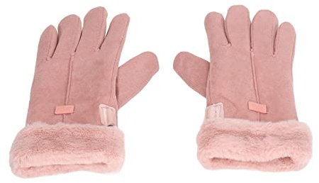 Keenso 1 Paar Elektrische Heizhandschuhe, Beheizbare Vollfinger-USB-Handschuhe für Damen, Winter, Warme, Beheizbare Handschuhe für das Radfahren Im Freien