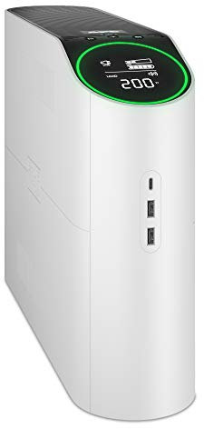 APC Gaming Back UPS Pro, 2200VA/1320W, Tower, 230V, 2x UK and 2x IEC C13 outlets, RGB Lights, Pure Sine Wave, Arctic (White) BGM2200-UK