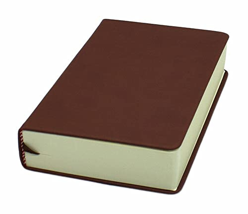 Teckning tjock skissbok memo skrift skissblock dagbok 660 sidor anteckningsbok mjukt falskt läder omslag journal 80 GSM papper anteckningsblock (brun, A6)