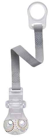 nip nappband & klämma komfort-stängning för alla nappar utan ring, fästring av flexibel silikon, metallfri, BPA-fri, extra lätt, för alla nappar utan ring