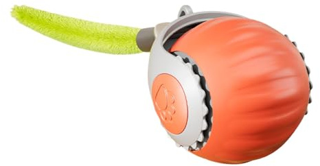 Interaktiv kattboll inomhus, Interaktiv kattbollleksak - Automatic Touch Moving Cat Ball Leksaker | Agile Moving Cat Ball med svans, automatiska katt-/kattungeleksaker för uttråkade innekatter