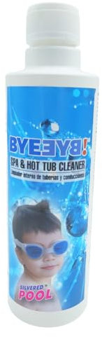 BYEY! SPA & Hot Tub Cleaner. Detergente disincrostante per circuiti SPA e vasche idromassaggio. Flacone da 500 ml