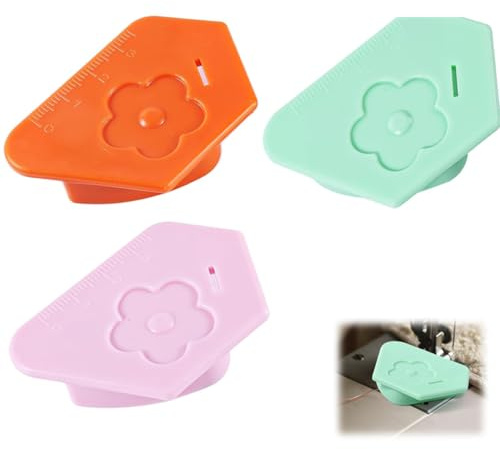 HAMKU Guía de Costura Magnética,3 Piezas Guía de Costura Magnética para Máquinas de Coser,Guía de Costura Magnética para Máquina de Coser,Ayuda de Costura Magnética