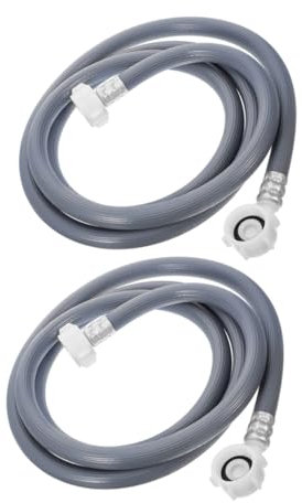 Vaguelly 2pezzi Tubo Ingresso Acqua Per Lavatrice Tubo Flessibile Per Lavatrice Tubi Compatibile Maggior Parte Delle Lavatrici Resistente Alle Perdite e Facile Da Installare