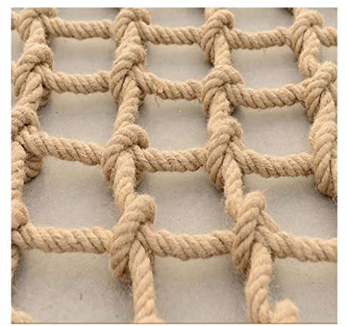 Children Climbing Frame Net, Rope Netting Climbing Cargo Net Playground Kids Child Rock Ladder Wall Hammock Tree House Playset Swingset Dia 10mm 10cm(2x3m(6.56X9.84ft))