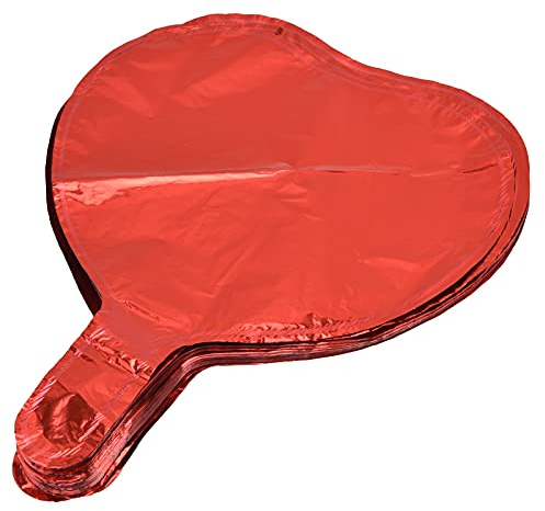 50 palloncini a cuore rosso, pellicola in alluminio di colore brillante, palloncino in Mylar, decorazioni d'amore, cuore per feste in casa, matrimoni, feste
