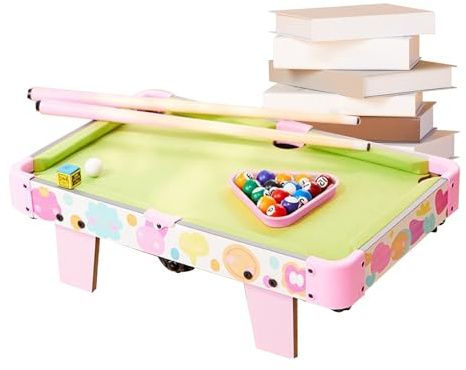 Biljardbord - Mini bord, bärbart tillbehör för spelrum, kompakt design fällbara leksaker | biljardbord, inomhus, familjekul, barn och vuxna, rekreation E
