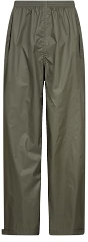 Mountain Warehouse Pakka Surpantalon de Pluie imperméable Homme - Pantalon étanche, séchage Rapide, Ouvertures Chevilles réglables - Printemps été