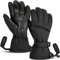 Unigear Skihandschuhe Herren Damen, Wasserdicht rutschfest Thermohandschuhe Winter Handschuhe für Skifahren Snowboard Eislaufen Wandern Radfahren