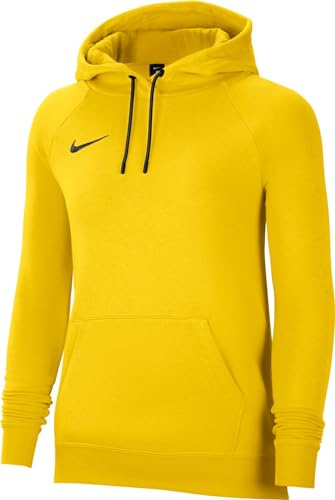 Nike CW6957 Felpa Con Cappuccio, Donna, Giallo/Nero, S