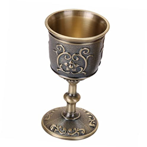 Veemoon Copas De Vino Blanco Retro De Metal De Copas De Vino Blanco Para Casa De Fiesta De Exterior Para Coche De Metal Vintage