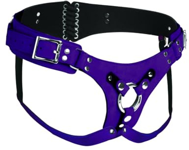 Strap U Bodice Deluxe Leather Corset Strap-On Harness | Adjustable Lace-Up Design for Secure Fit & Comfort | Compatible with Most Dildos | Premium Quality for Men, Women & Couples