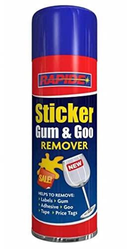 ARRUJ Sticker Gum Remover Spray Can 250ml - Stick Gum Goo Remover Spray To Remove label, Gum, Adhesive, Goo, Tape, Price Tags - Ideal For Car Garage & Home Cleaner Spraying operation (1)