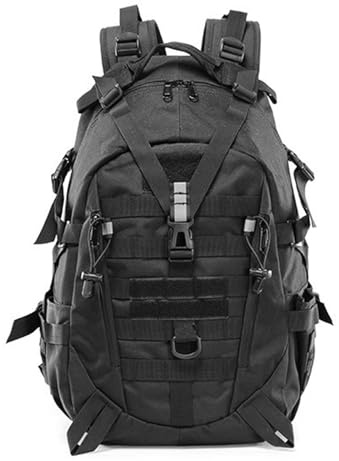 FANDARE Zaino Tattico Militare 25L Zainetto Molle Pacchetto di Assalto dell'Esercito con Striscia Riflettente Borsa Zaino Multifunzione per Caccia Campeggio Escursionismo