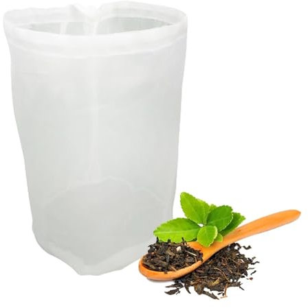 Bolsas de filtro de cerveza, colador de bolsas de nueces reutilizable, 1 pieza, 8 tamaños, elaboración de cerveza casera, bolsas de filtro de vino, té, frutos secos, , leche, bolsa de filtro de