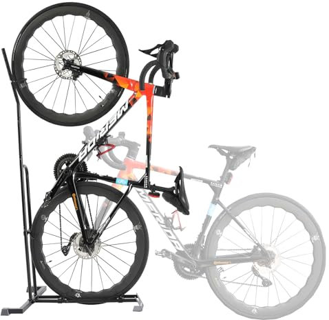 PHUNAYA Bike Stand,Vertical Bike Rack For Indoor Bike Storage,Upright Bicycle Stand Floor. (StyleA-1pack)