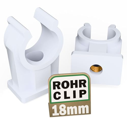 FUX 50 Pipe Clamps 16-18mm Pipe Clamps With M6 Metal Thread