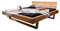 KAWOLA Holzbett MALA Doppelbett Kiefer Eichefarbig Massiv 160x200cm - Massivholzbett, Bett, Betten, Doppelbett