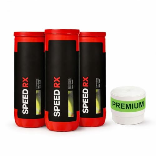Pelotas de Pádel + Overgrip Pro-Elite – Pack Completo con Alta Durabilidad, Rebote Consistente y Máximo Control