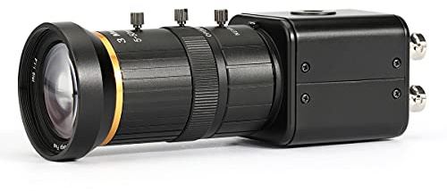 HD SDI-Kamera, 2 MP 1080P Digital CCTV Säkerhetskamera, 1/2,8 Högkänslighetssensor CMOS Med 5-50 Mm Manuell Varifokal HD 3MP Lins, DC12V 1A Adapter