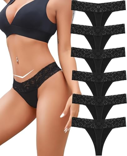 BeReady String Coton Femme Séxy Tanga Invisible Culotte Femmes