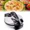 CYTBEK Macchina per Colazione elettrica Portatile-Piastra a Doppio Riscaldamento Antiaderente da 12 per Pancake, Crepes, chapati, Tortilla e Pita