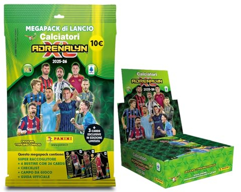 Calciatori Adrenalyn XL™ 2025-2026 Super Starter Pack Panini [Scatola da 24 Bustine + Megapack]