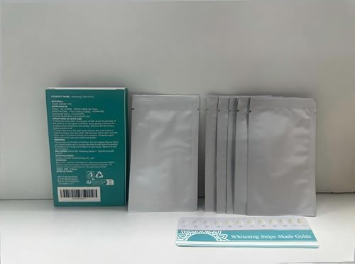 Tiras blanqueadoras de dientes, elimina manchas dentales, tecnología sin medición, elimina manchas, promueve la respiración fresca, blanqueamiento dental con protección del esmalte dental (2 unidades)