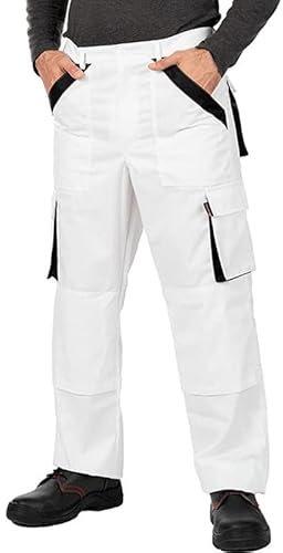 Mazalat Lange Arbeitshose mit Multifunktionstaschen Berufsbekleidung für Handwerker, Maurer, Dachdecker, Schreiner, Elektriker und viele andere | Hohe Qualität Made in EU