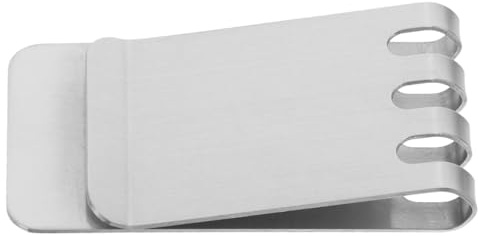 Artibetter Money Clip Stainless Steel Cash Clip for Men Slim Money Organizer Wallet Accessory for Bills and Cards Secure Pocket for Everyday Carry Store Use