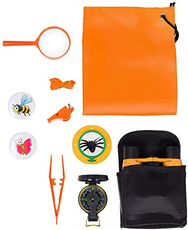 Levenhuk LabZZ SK20: Kit di Sopravvivenza per Ragazzi Completo di 10 Accessori, Adatto per Sviluppare Spirito di Osservazione, Capacità di Esplorazione e di Orientamento