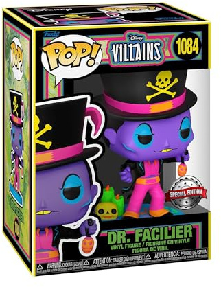 Funko Pop! Disney: Villains - Dr.Facillier - (Blacklight) - Disney Villains - Les Méchants de Disney - Figurine en Vinyle à Collectionner - Idée de Cadeau - Produits Officiels - Movies Fans