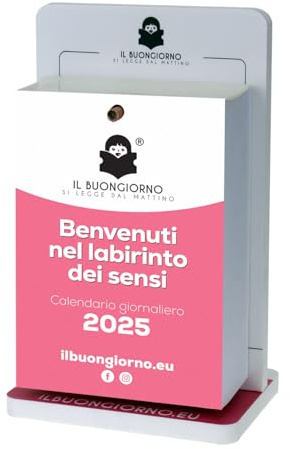 CALENDARIO 2027 | Il Buongiorno Si Legge Dal Mattino L'originale CALENDARIO 2027 | Calendario giornaliero da tavolo con 365 frasi, proverbi e pensieri filosofici per un buon giorno | Lingua ITALIANO