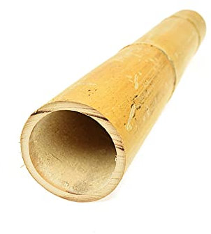 Dixiestore Poteaux décoratifs en Bambou épais - Bâtons de Fleurs 100% Naturels - Cannes en Treillis de Bambou - Support de Plantes pour la Maison et Le Jardin et Aide à l'escalade - 190cm 80/100mm