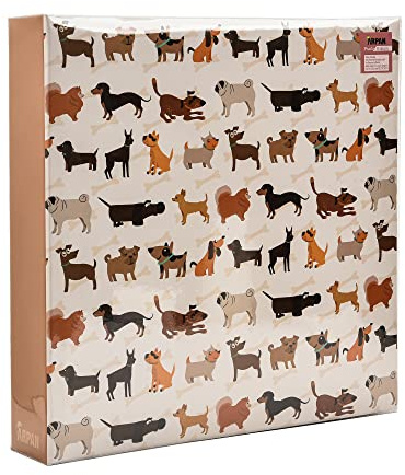 Arpan Extra-Large 3-Ring Binder Self Adhesive Photo Album 20/Sheets 40/Sides (Cute Dog)