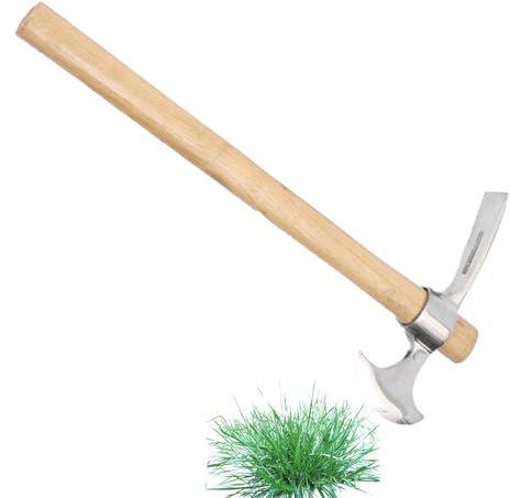 Pick Hachas para cavar, Pick Mattock - Pico de jardín 2 en 1 Pico eficiente | Hacha de Mano Multifuncional de Acero Inoxidable, Hacha pequeña con Mango para Jardinero, Corte de raíces