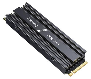 fanxiang 4TB M.2 SSD Up to 7000MB/s 4TB NVMe SSD PCIE GEN4 M2 2280 with Heatsink Internal Solid State Drive for Gamers Professionals PS5 Laptop Desktop