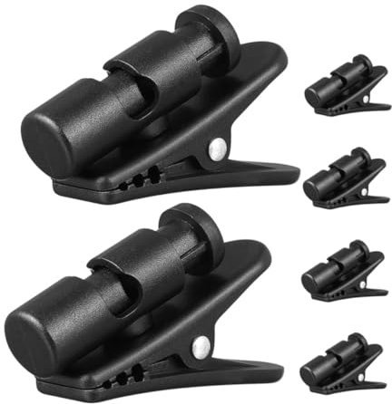 OSALADI 6 Piezas Clip para Cable de Auriculares Clips de Fijación de Cables para Ropa Dispositivo de Fijación de Auriculares