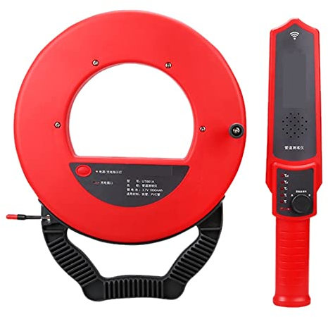 Rilevatore Tubi e Cavi Elettrici, Rivelatori di blocco delle condutture 35 m parete PVC ferro tubo blocco strumenti diagnostici fogna acqua piombo blocco rilevare metri(661A 20M)