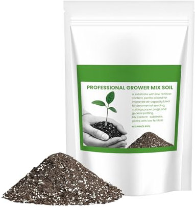 Terreno per Piante, Substrato per Coltivazione con Drenaggio Ottimizzato, Composto a Lunga Durata con Rilascio Graduale per Ortaggi da Interno e Fiori da Esterno